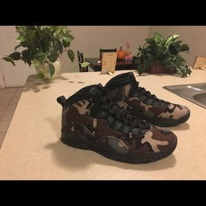 Camo jordan 10s